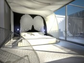 Wnętrze inwestycji budowlanej Hotel w Wieliczce